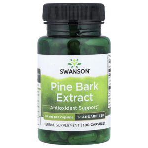 Swanson Extrato de Casca de Pinheiro Padronizado 50 mg 100 Cápsulas