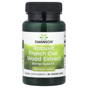 Swanson Extrato da Madeira de Carvalho Francês Robuvit® 200 mg 30 Cápsulas Vegetais