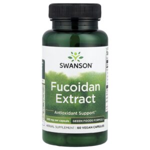 Swanson Extrato de Fucoidan 500 mg 60 Cápsulas Veganas