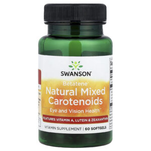 Swanson Betatene® Carotenoides Mistos Naturais 60 Cápsulas Softgel