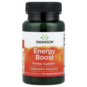 Swanson Energy Boost 60 AP Veggie EMBO Caps®