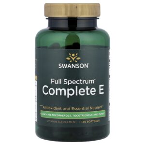 Swanson Full Spectrum® Complete E 120 Cápsulas Softgel