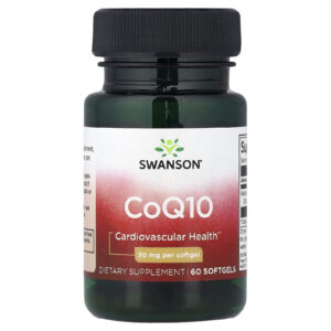 Swanson CoQ10 30 mg 60 Cápsulas Softgel
