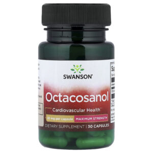 Swanson Octacosanol 20 mg 30 Cápsulas