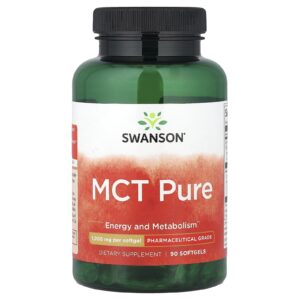 Swanson MCT Pure 1.000 mg 90 Cápsulas Softgel