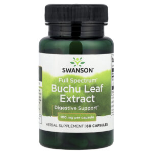 Swanson Extrato da Folha de Buchu Full Spectrum® 100 mg 60 Cápsulas