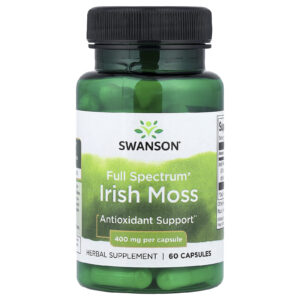 Swanson Musgo-da-Irlanda Full Spectrum® 400 mg 60 Cápsulas