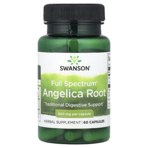 Swanson Raiz de Angélica Full Spectrum® 400 mg 60 Cápsulas