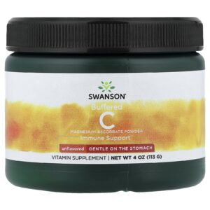 Swanson Buffered C em Pó Sem Sabor 113 g (4 oz)