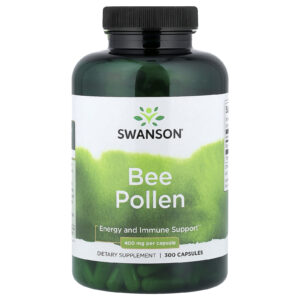 Swanson Pólen de Abelha 400 mg 300 Cápsulas