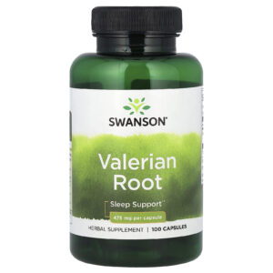 Swanson Raiz de Valeriana 475 mg 100 Cápsulas