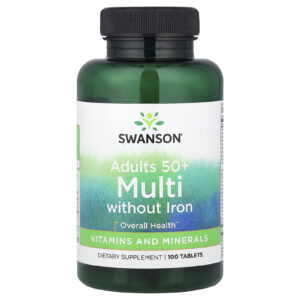 Swanson Multivitamínico para Adultos com Mais de 50 Anos 100 Comprimidos