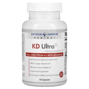 Arthur Andrew Medical KD Ultra Full Spectrum K2 com Vegan D3 90 Cápsulas