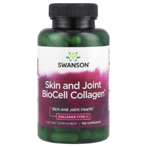 Swanson Pele e Articulações BioCell Collagen® 120 Cápsulas