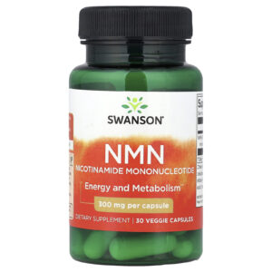 Swanson NMN 300 mg 30 Cápsulas Vegetais