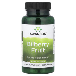 Swanson Fruta Mirtilo 470 mg 100 Cápsulas