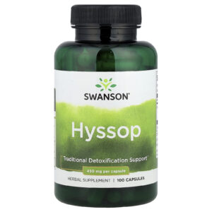 Swanson Hissopo 450 mg 100 cápsulas