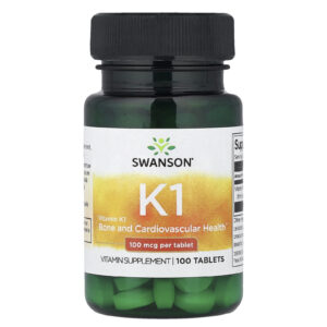 Swanson Vitamina K1 100 mcg 100 comprimidos