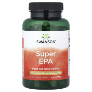 Swanson Super EPA 100 Cápsulas Softgel