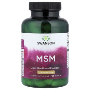Swanson MSM 1.500 mg 120 Comprimidos