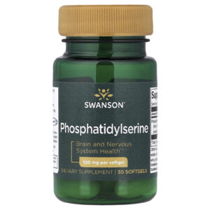 Swanson Fosfatidilserina 100 mg 30 Cápsulas Softgel