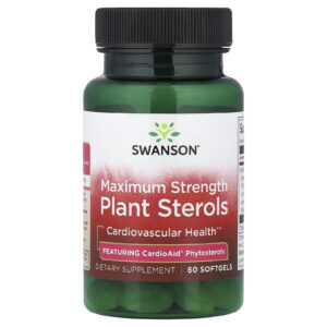 Swanson Esteróis Vegetais Potência Máxima 60 Cápsulas Softgel