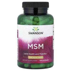 Swanson MSM 1.000 mg 120 Cápsulas