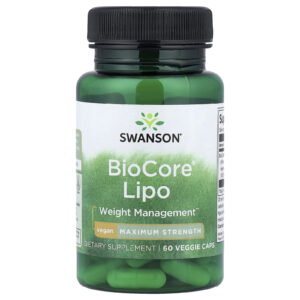 Swanson Lipo BioCore® Força Máxima 60 Cápsulas Vegetais (50 mg por Cápsula)