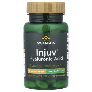 Swanson Ácido Hialurônico Injuv® Padronizado 70 mg 90 Cápsulas Softgel