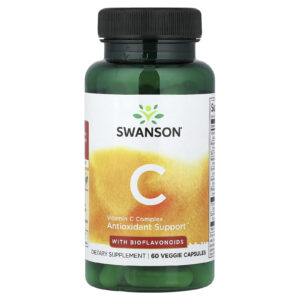 Swanson Complexo de Vitamina C com Bioflavonoides 60 Cápsulas Vegetais