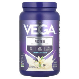 Vega Proteína Essencial à Base de Plantas Baunilha Cremosa 920 g (2 lb 05 oz)