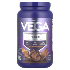 Vega Proteína Essencial à Base de Plantas Chocolate Cremoso 920 g (2 lb 05 oz)
