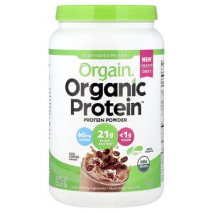 Orgain Organic Protein™ em Pó à Base de Plantas Café Gelado 920 g (203 lb)