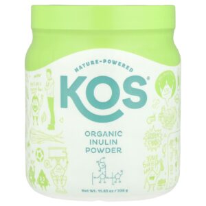 KOS Inulina Orgânica em Pó 336 g (1185 oz)