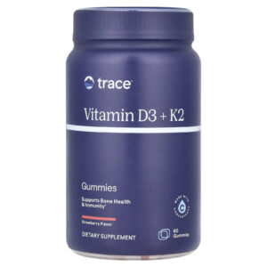 Trace Vitamina D3 + K2 Gomas Morango 60 Gomas