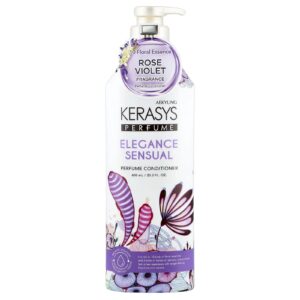 Kerasys Condicionador de Perfume Elegance Sensual Rosa Violeta 600 ml (203 fl oz)