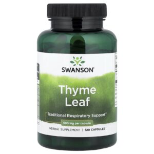 Swanson Folha de Tomilho 500 mg 120 Cápsulas