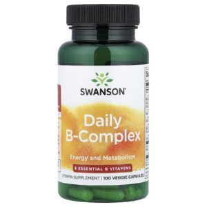 Swanson Daily B-Complex 100 Cápsulas Vegetais