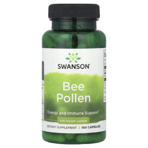 Swanson Pólen de Abelha 400 mg 100 Cápsulas