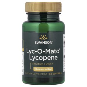 Swanson Licopeno Lyc-O-Mato® 10 mg 60 Cápsulas Softgel