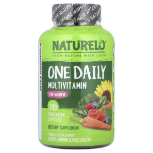 NATURELO One Multivitamínico Diário Para Mulheres 240 Cápsulas Vegetarianas