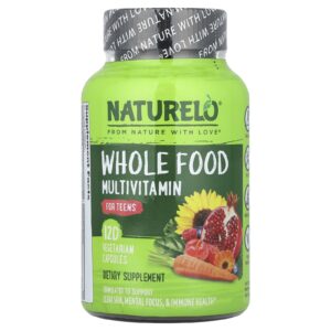 NATURELO Multivitamínico Integral Para Adolescentes 120 Cápsulas Vegetarianas