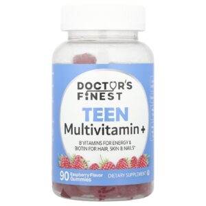 Doctors Finest Gomas Multivitamínicas+ para Adolescentes Framboesa 90 Gomas