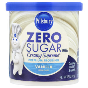 Pillsbury Açúcar Zero Geada Premium Baunilha 425 g (15 oz)
