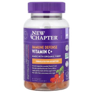 New Chapter Vitamina C + Defesa Imunológica Cítricos 60 Gomas