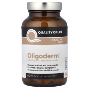 Quality of Life Oligoderm™ com Oligonol™ e Nicotinamida 60 VegiCaps