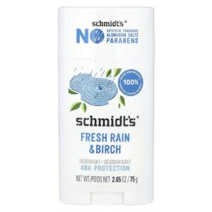 Schmidts Desodorante Chuva e Bétula Frescas 75 g (265 oz)