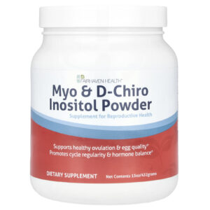 Fairhaven Health Myo & D-Chiro Inositol em Pó 432 g (15 oz)