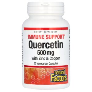 Natural Factors Immune Support Quercetina 500 mg 60 Cápsulas Vegetarianas
