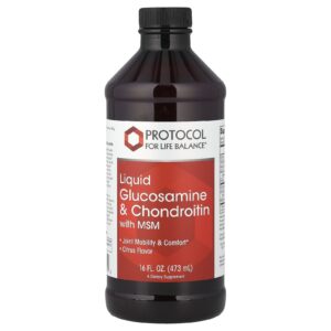 Protocol for Life Balance Glicosamina Líquida e Condroitina com MSM Cítricos 473 ml (16 fl oz)